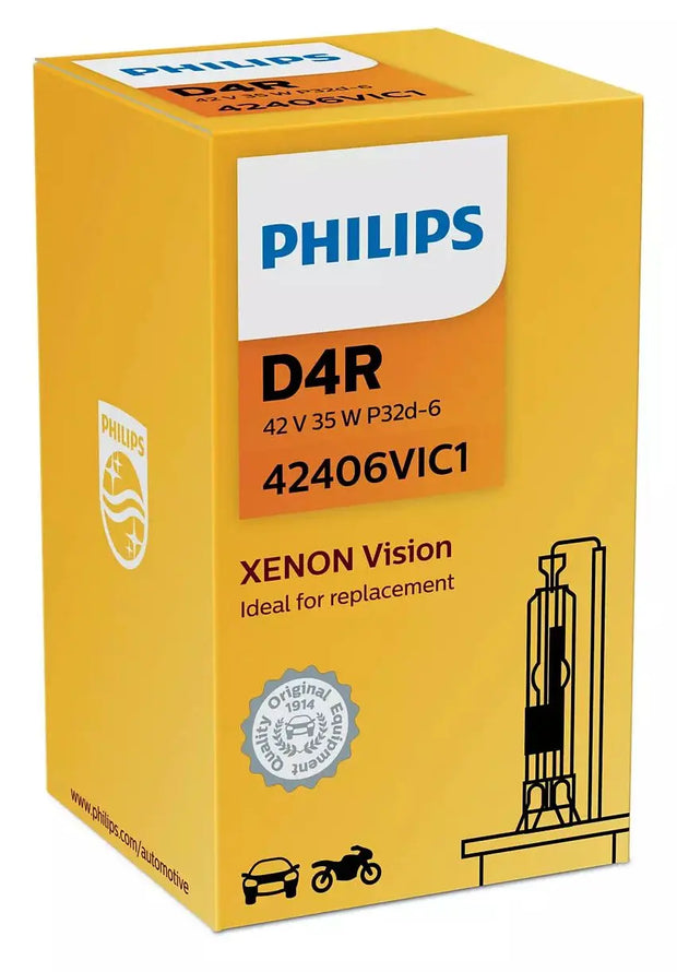 D4R 35W P32d-6 Xenon Vision Philips Autoteile TRUST