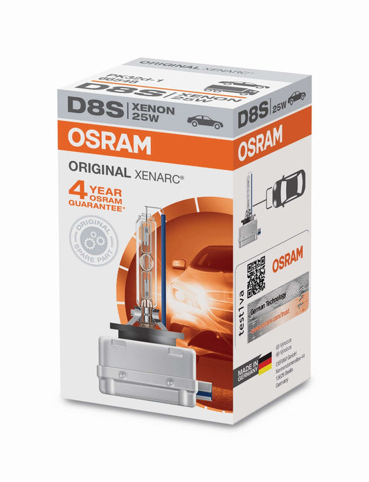 D8S 12V+24V 25W PK32D-1 Original XENARC Faltschachtel OSRAM Autoteile TRUST
