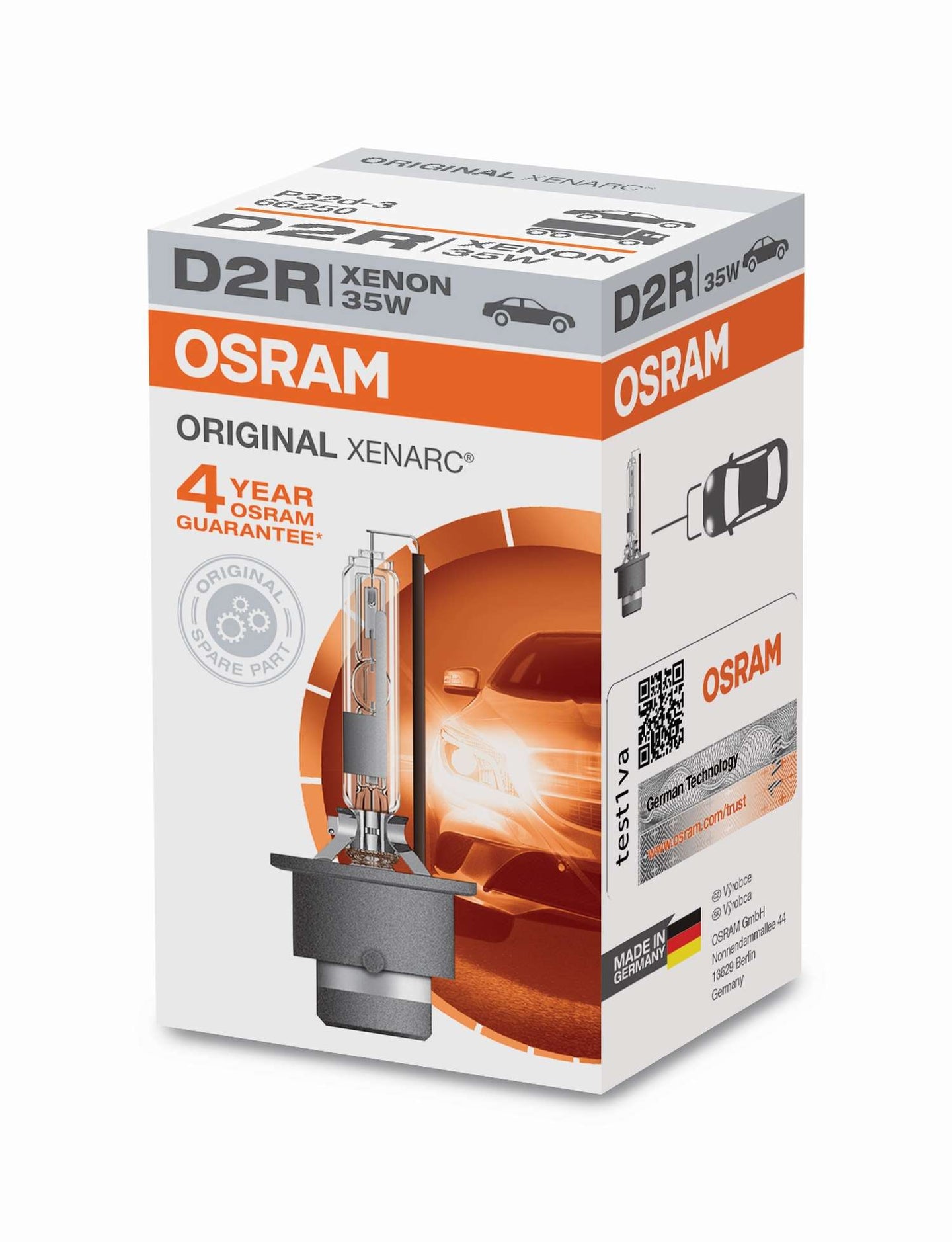 D2R 12V+24V 35W P32d-3 Original XENARC Faltschachtel OSRAM Autoteile TRUST