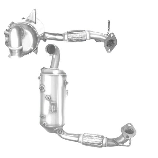 BM CATALYSTS Homologiert Diesel Kat & SiC DPF für FORD FIESTA 1.4L Diesel | Euro 5 | OEM: 1687911 Autoteile TRUST