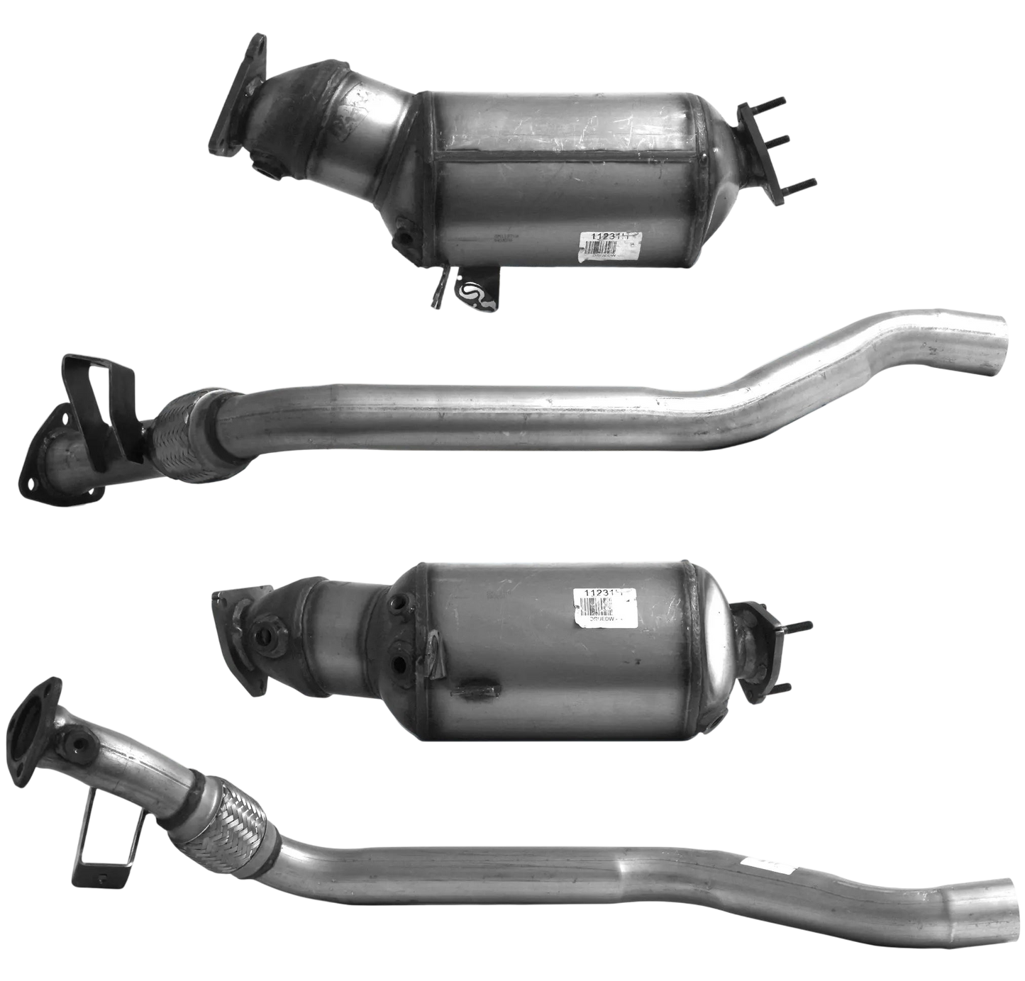 BM CATALYSTS Homologiert Diesel Kat & DPF für SITZ EXEO 2L Diesel | Euro 5 | OEM: 3R0253058X Autoteile TRUST