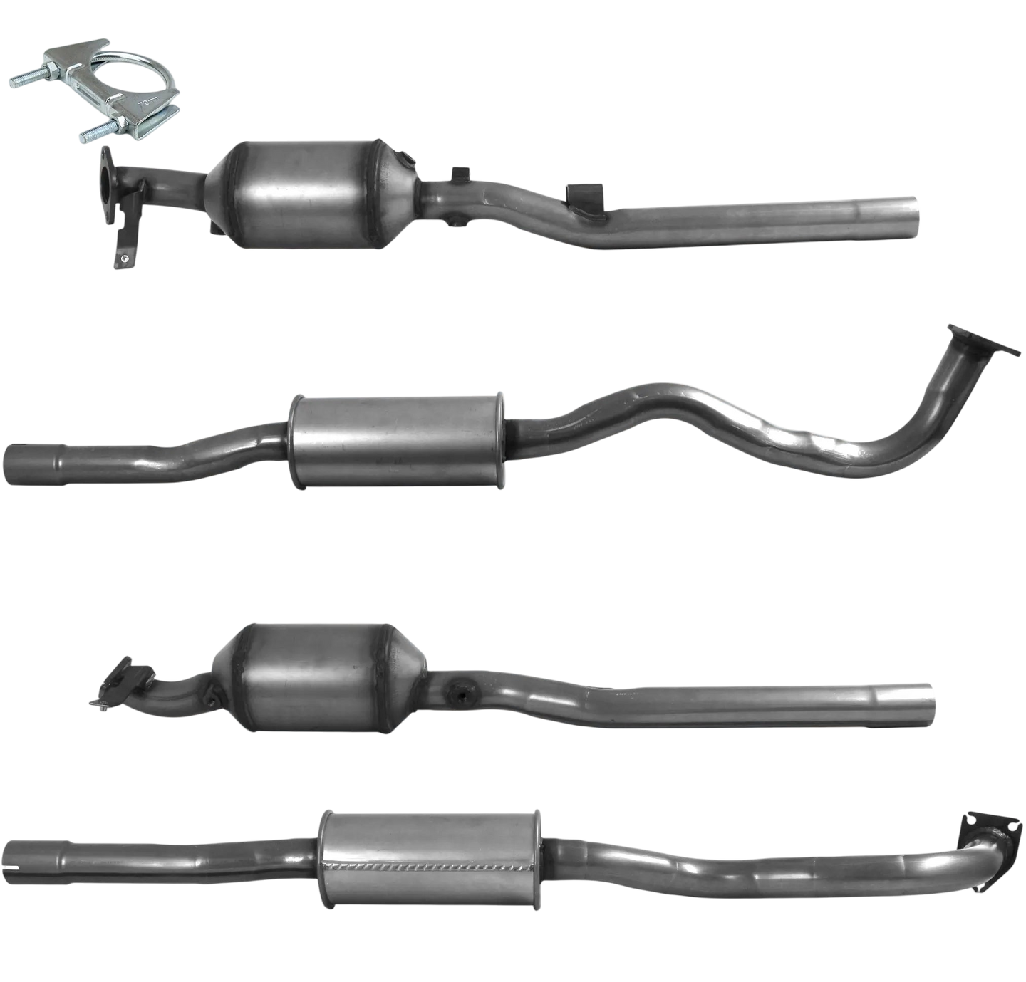 BM CATALYSTS Homologiert Diesel Kat & SiC DPF für MITSUBISHI OUTLANDER 2.2L Diesel | Euro 5 | OEM: 1570B023 Autoteile TRUST