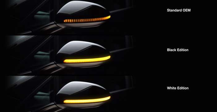 LEDRiving® Dynamische LED Spiegelblinker VW Golf VII - Black Edition Autoteile TRUST