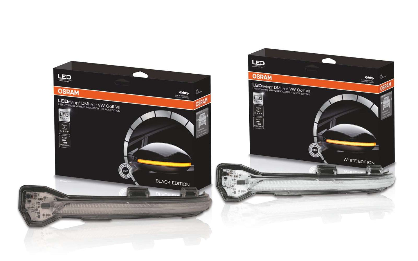 LEDRiving® Dynamische LED Spiegelblinker VW Golf VII - Black Edition Autoteile TRUST