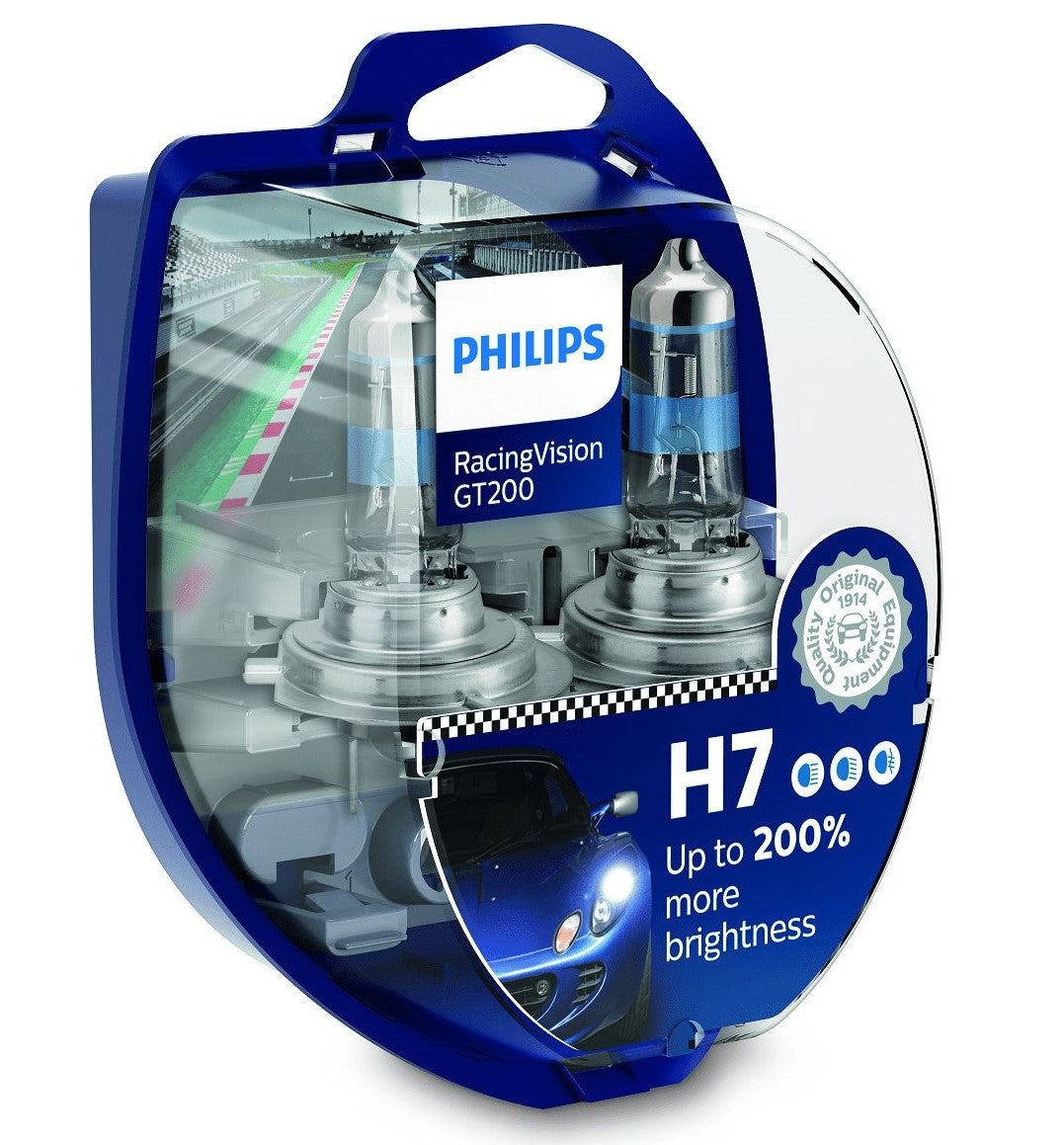 H7 12V 55W PX26d RacingVision GT200 x5 + 1x EcoPro10 x1 Philips Autoteile TRUST