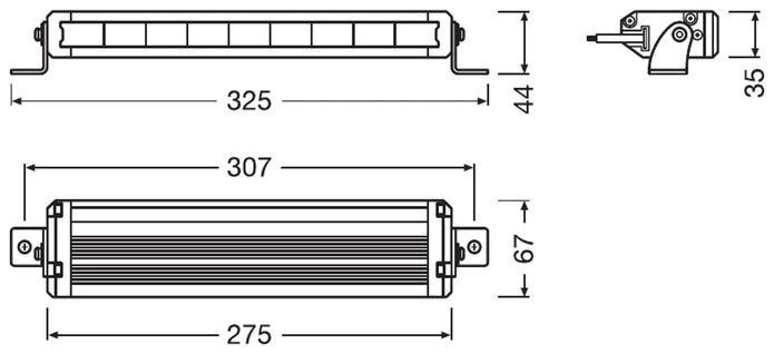 LEDriving LIGHTBAR VX250-SP Lichtleiste OSRAM Autoteile TRUST