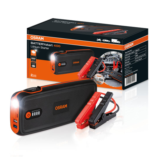 BATTERYstart 400 Lithium-Starthilfegerät mit Powerbank-Funktion  OSRAM