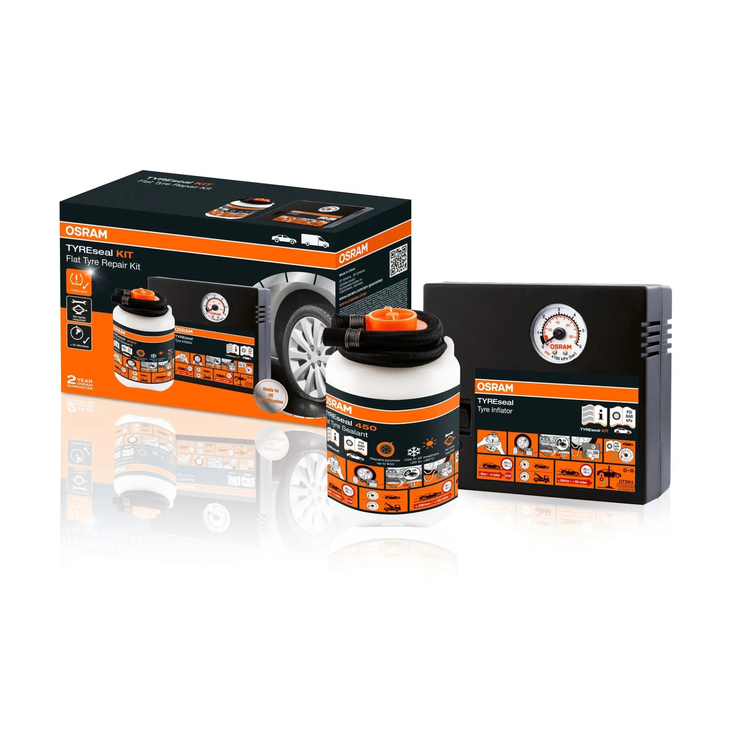 TYREseal KIT Reifendichtmittel-Reparatursatz OSRAM Autoteile TRUST