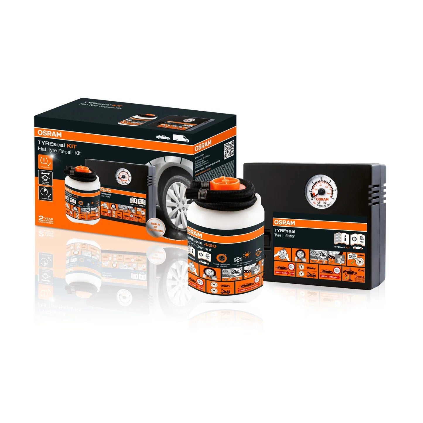 TYREseal KIT Reifendichtmittel-Reparatursatz OSRAM Autoteile TRUST