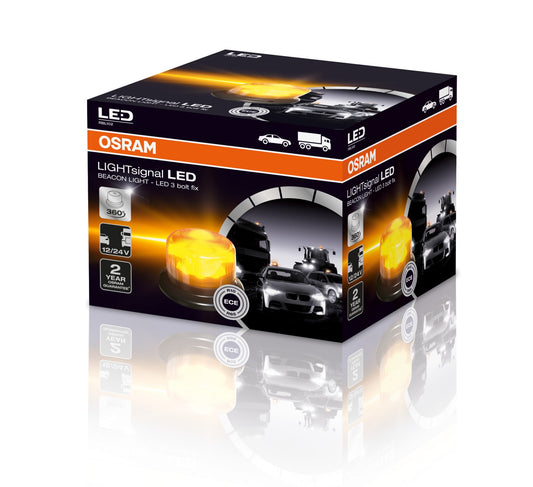 LIGHTsignal LED BEACON LIGHT 360° Rundumkennleuchte Warnlicht 12&24V OSRAM Autoteile TRUST