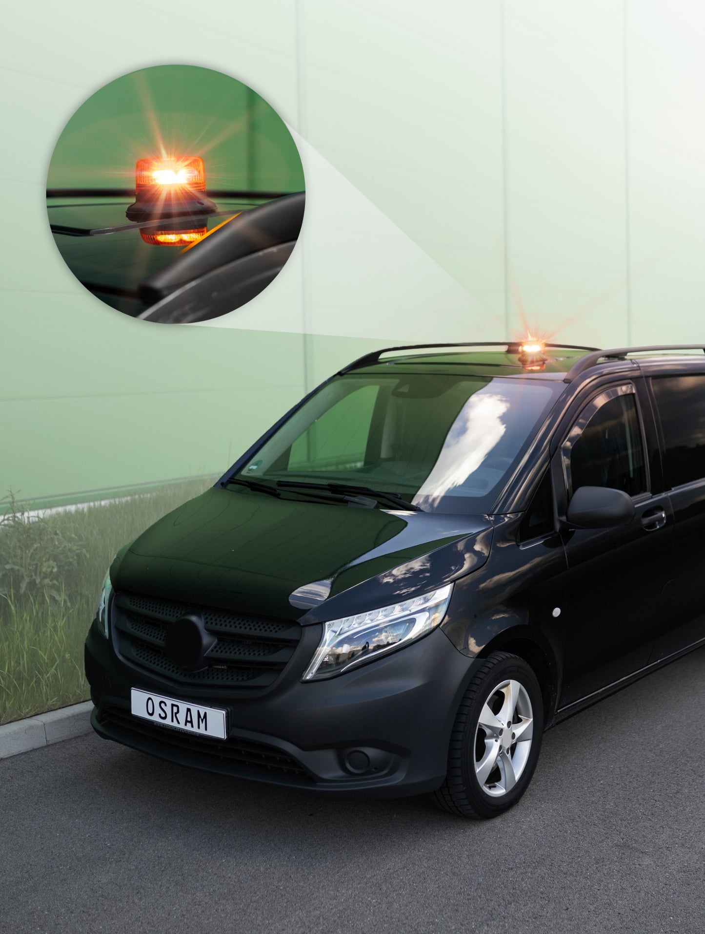 LIGHTsignal LED BEACON LIGHT 360° Rundumkennleuchte Warnlicht 12&24V OSRAM Autoteile TRUST