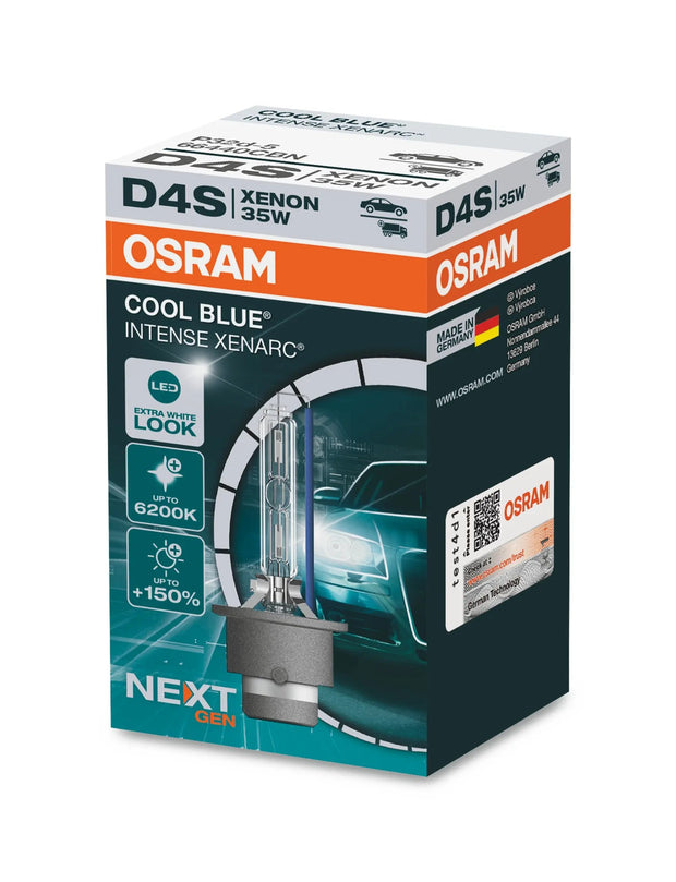 D4S 12V+24V 35W P32d-5 XENARC COOL BLUE INTENSE NextGen. 6200K +150% OSRAM Autoteile TRUST