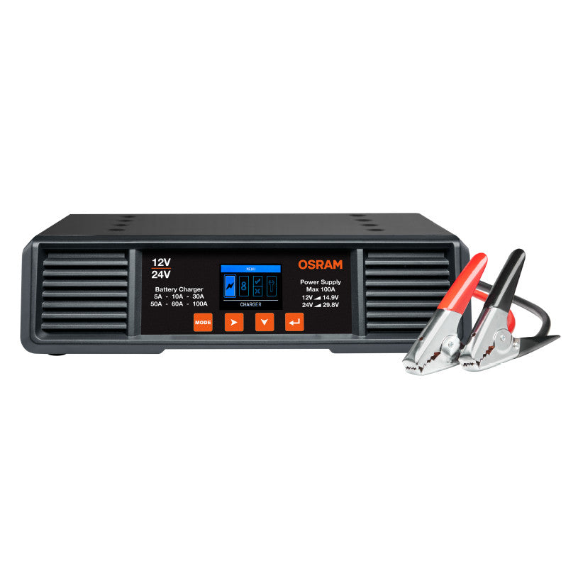 BATTERYcharge PRO Batterie Ladestation 100A OSRAM Autoteile TRUST
