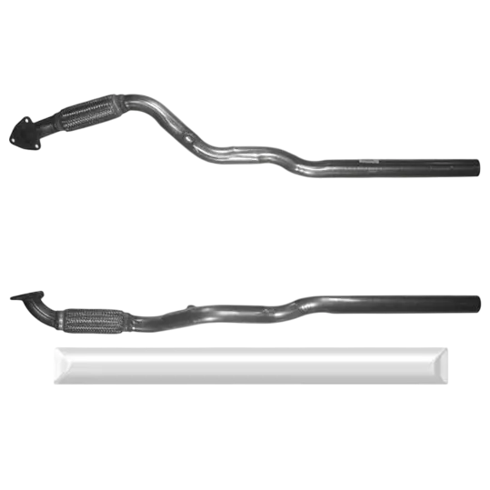 BM CATALYSTS Abgasrohr für OPEL ASTRA G 1.4L Benzin | Euro 4 | OEM: 24423924 Autoteile TRUST