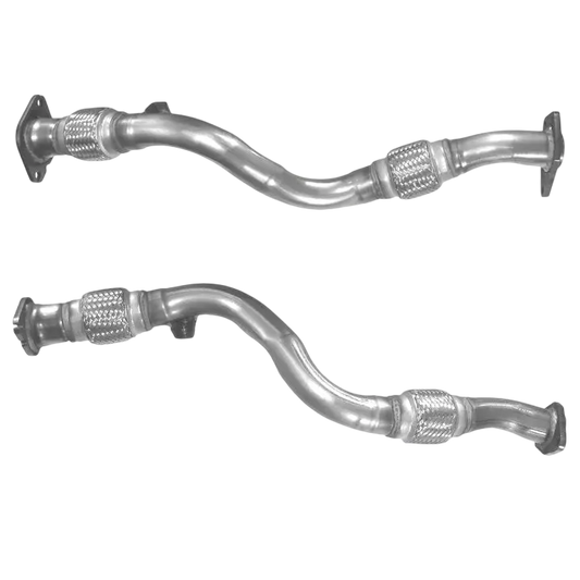 BM CATALYSTS Abgasrohr für NISSAN X-TRAIL 2.2L Diesel | Euro 3 | OEM: 200108H800 Autoteile TRUST