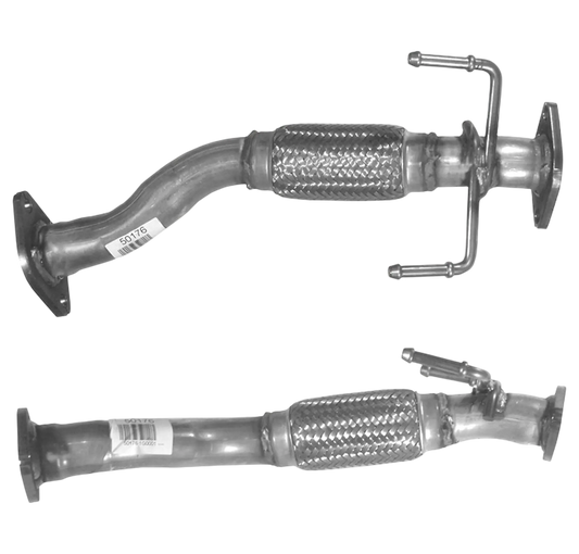 BM CATALYSTS Abgasrohr für HYUNDAI GETZ 1.5L Diesel | Euro 4 | OEM: 286101C550 Autoteile TRUST