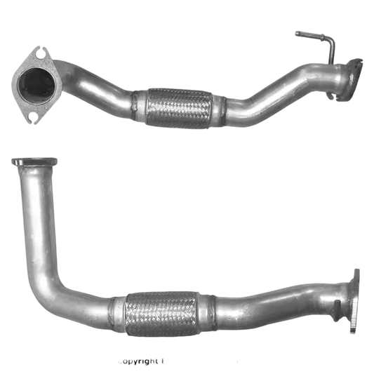 BM CATALYSTS Abgasrohr für HYUNDAI TUCSON 2L Diesel | Euro 4 | OEM: 286102E950 Autoteile TRUST