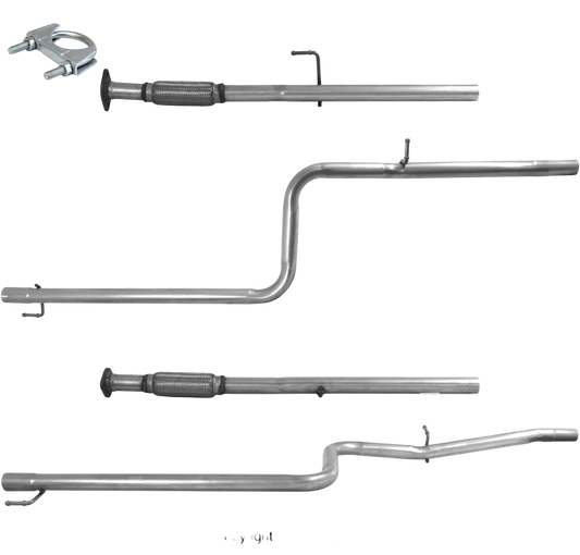 BM CATALYSTS Abgasrohr für FIAT DOBLO 1.4L Benzin | Euro 4 | OEM: 51781914 Autoteile TRUST