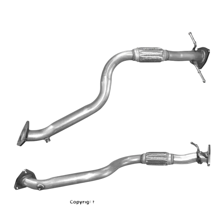 BM CATALYSTS Abgasrohr für FIAT MULTIPLA 1.9L Diesel | Euro 4 | OEM: 51770422 Autoteile TRUST