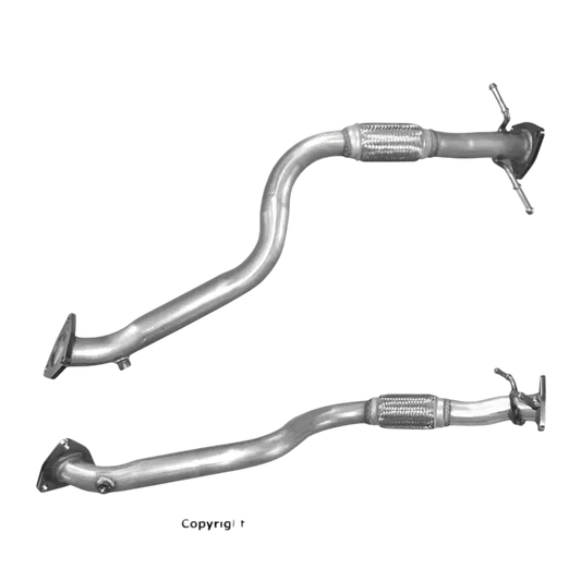 BM CATALYSTS Abgasrohr für FIAT MULTIPLA 1.9L Diesel | Euro 4 | OEM: 51770422 Autoteile TRUST