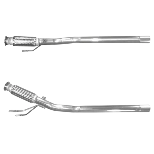 BM CATALYSTS Abgasrohr für VOLKSWAGEN MULTIVAN 2L Diesel | Euro 5 | OEM: 7E0253095A Autoteile TRUST