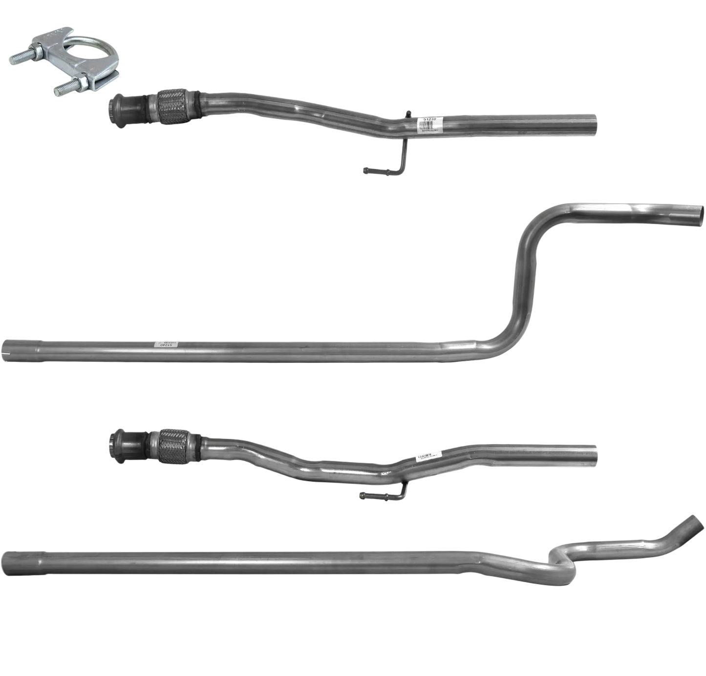 BM CATALYSTS Abgasrohr für PEUGEOT 207 1.6L Diesel | Euro 5 | OEM: 1717SV Autoteile TRUST