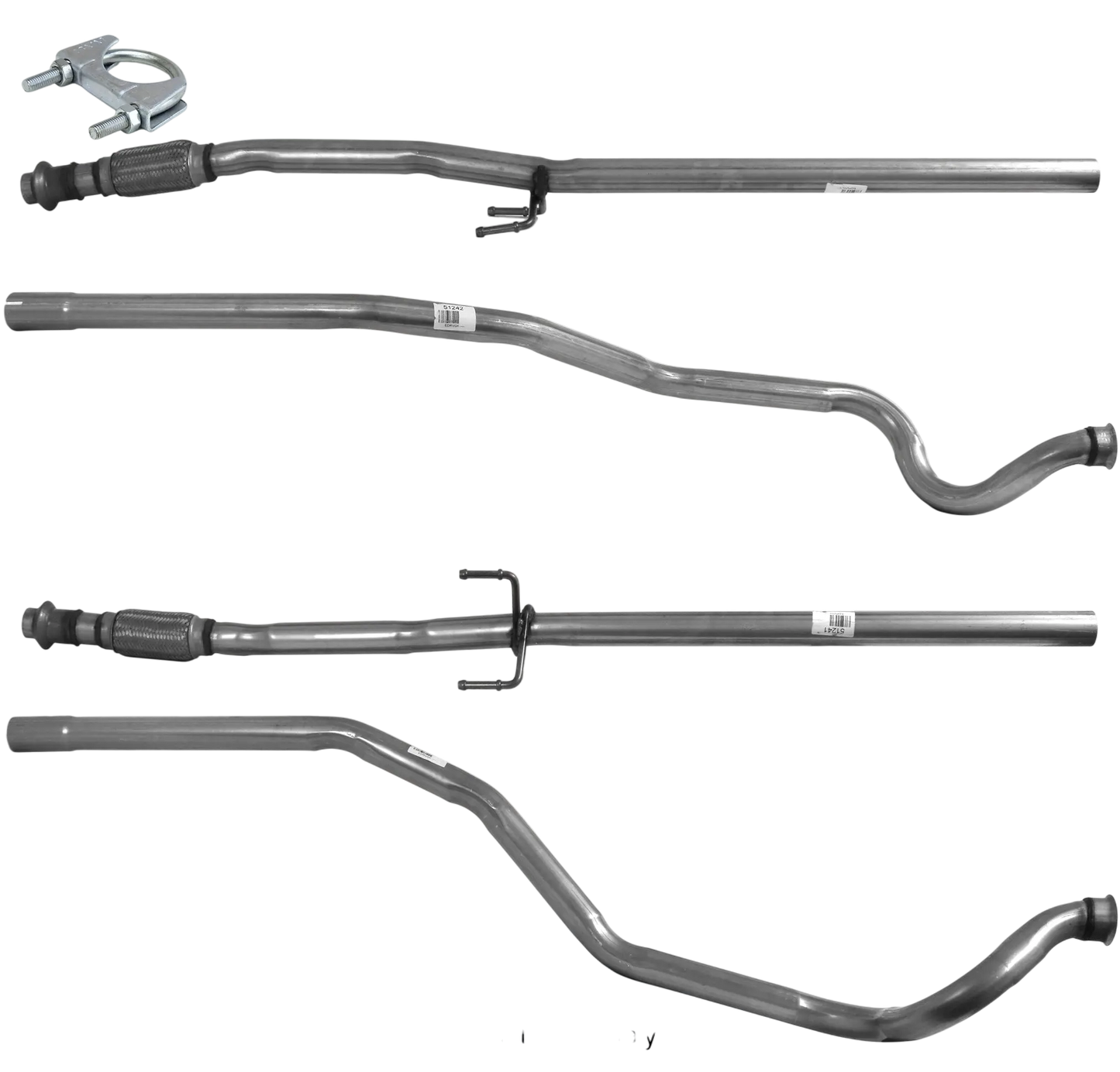 BM CATALYSTS Abgasrohr für PEUGEOT 206SW 1.4L Diesel | Euro 3 oder 4 | OEM: 1607341080 Autoteile TRUST