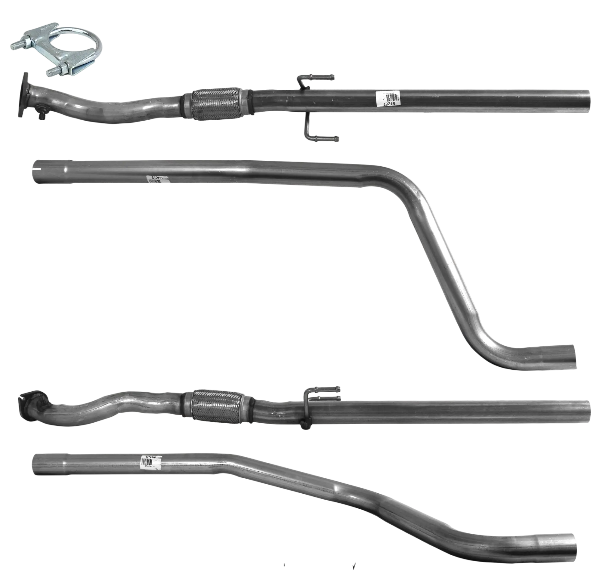 Autoteile BM CATALYSTS Abgasrohr für FIAT 500 l 1.6L Diesel | Euro 5 | OEM: 51939608 bei Autoteile TRUST