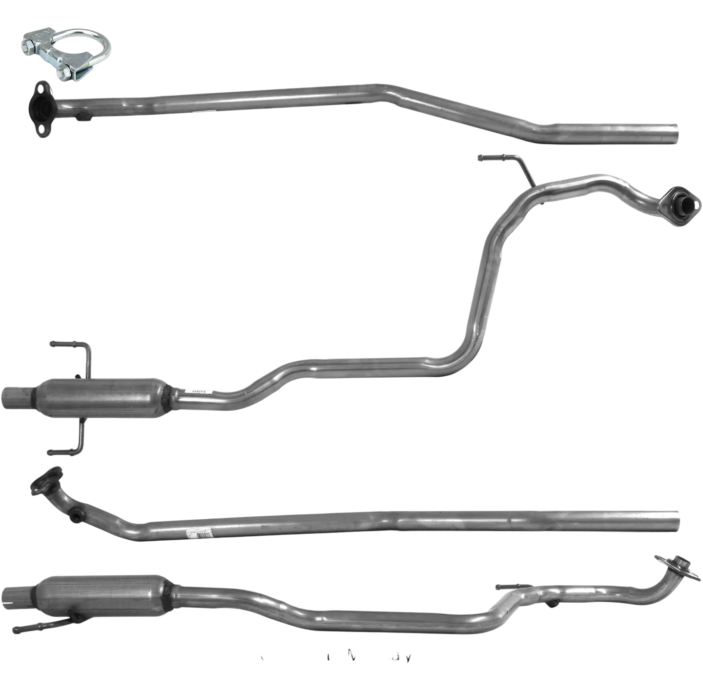 BM CATALYSTS Abgasrohr für TOYOTA YARIS 1L Benzin | Euro 4 | OEM: 1741040110 Autoteile TRUST