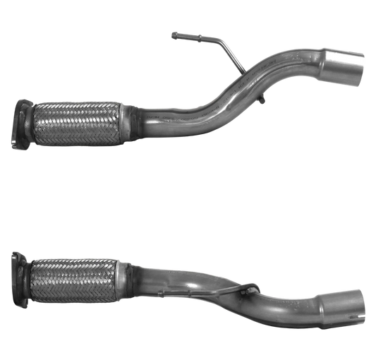 BM CATALYSTS Abgasrohr für NISSAN QASHQAI 1.5L Diesel | Euro 5 | OEM: 200104EA3A Autoteile TRUST