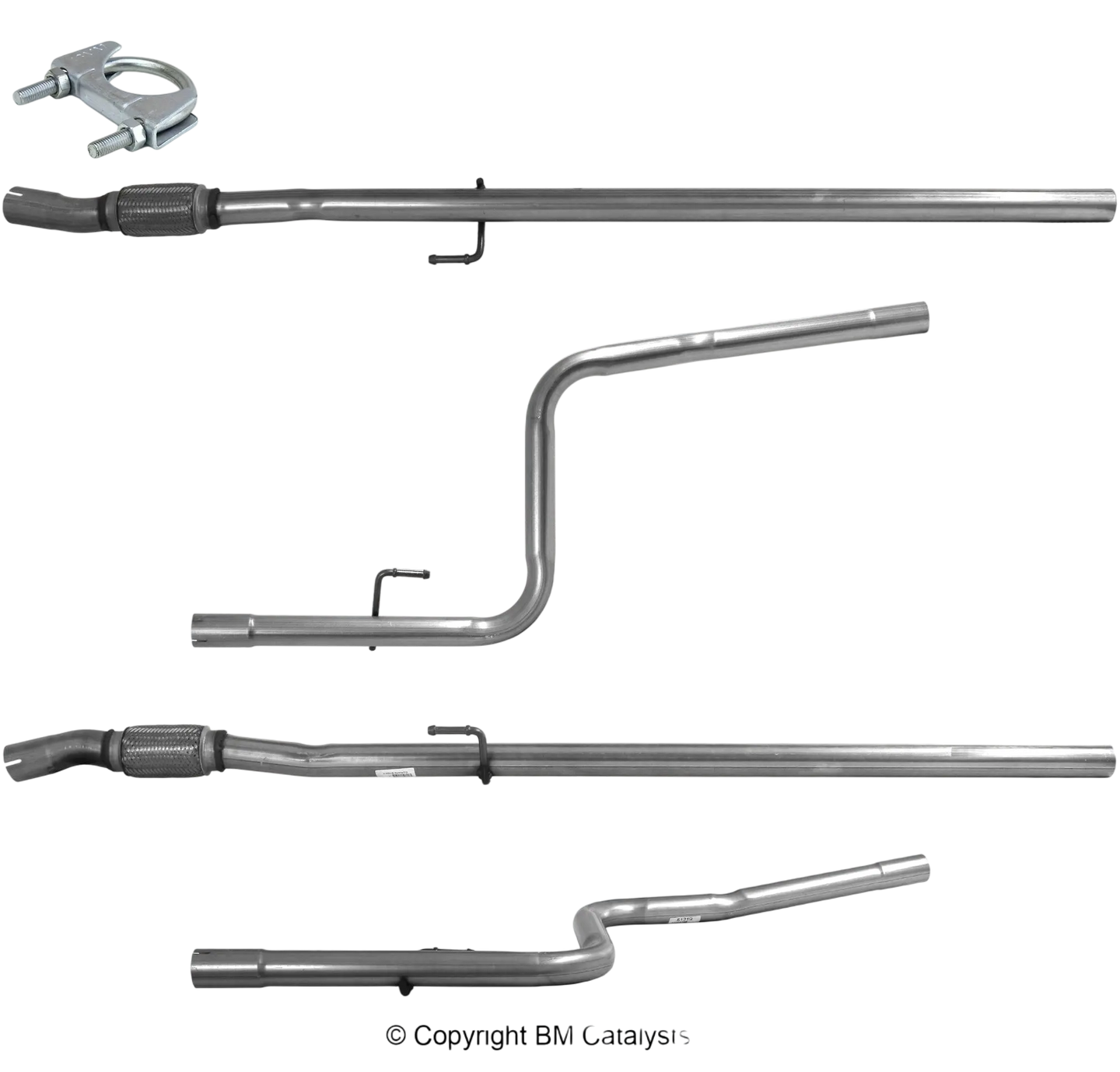 BM CATALYSTS Abgasrohr für FIAT DOBLO 1.3L Diesel | Euro 4 oder 5 | OEM: 51813793 Autoteile TRUST
