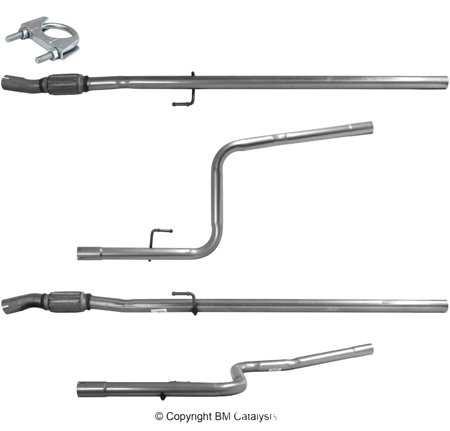 BM CATALYSTS Abgasrohr für FIAT DOBLO 1.3L Diesel | Euro 4 oder 5 | OEM: 51813793 Autoteile TRUST