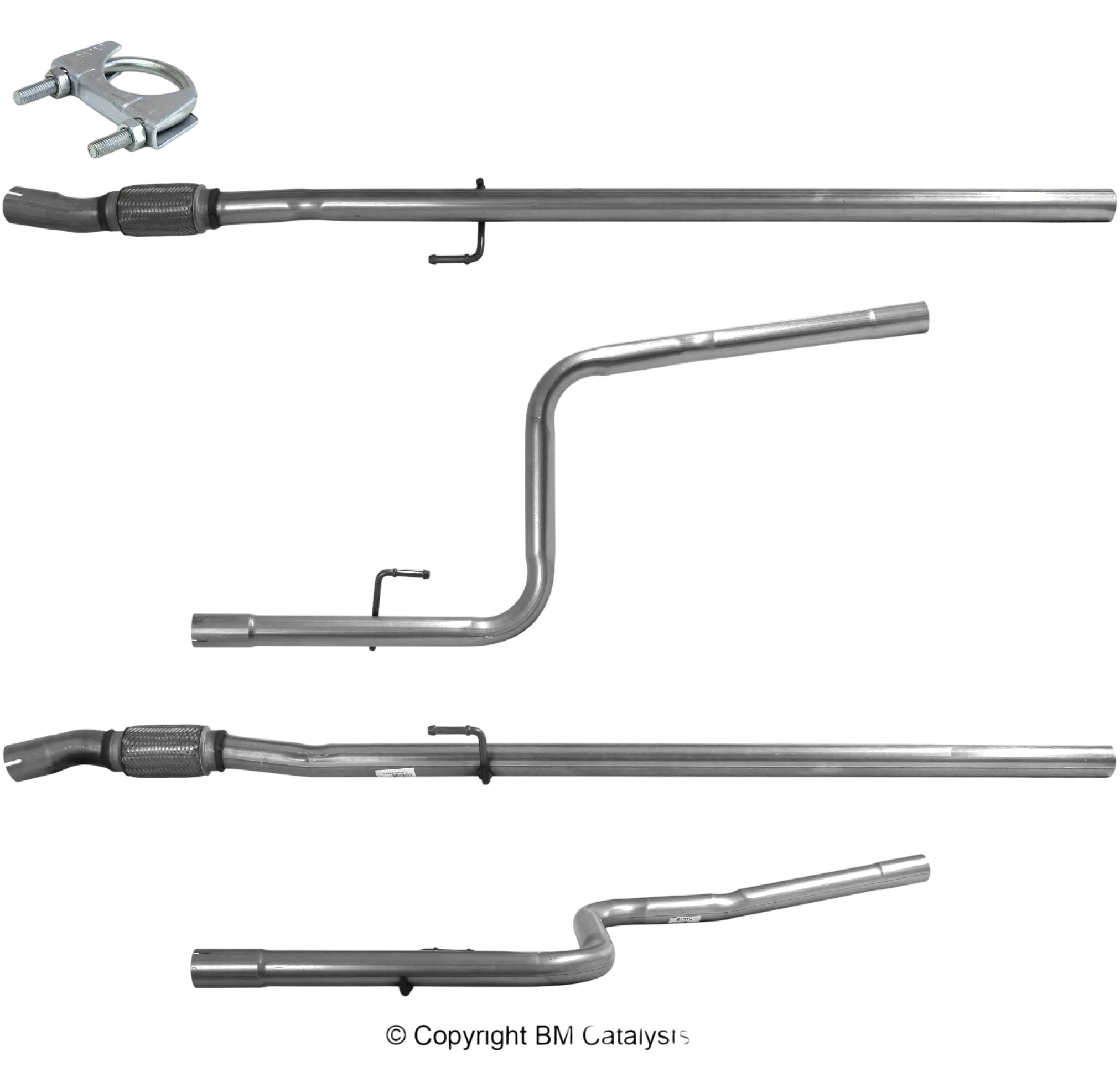 Autoteile BM CATALYSTS Abgasrohr für FIAT DOBLO 1.3L Diesel | Euro 4 oder 5 | OEM: 51813793 bei Autoteile TRUST