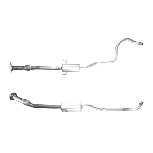 BM CATALYSTS Abgasrohr für TOYOTA YARIS 1.4L Diesel | Euro 4 oder 5 | OEM: 174100N070 Autoteile TRUST