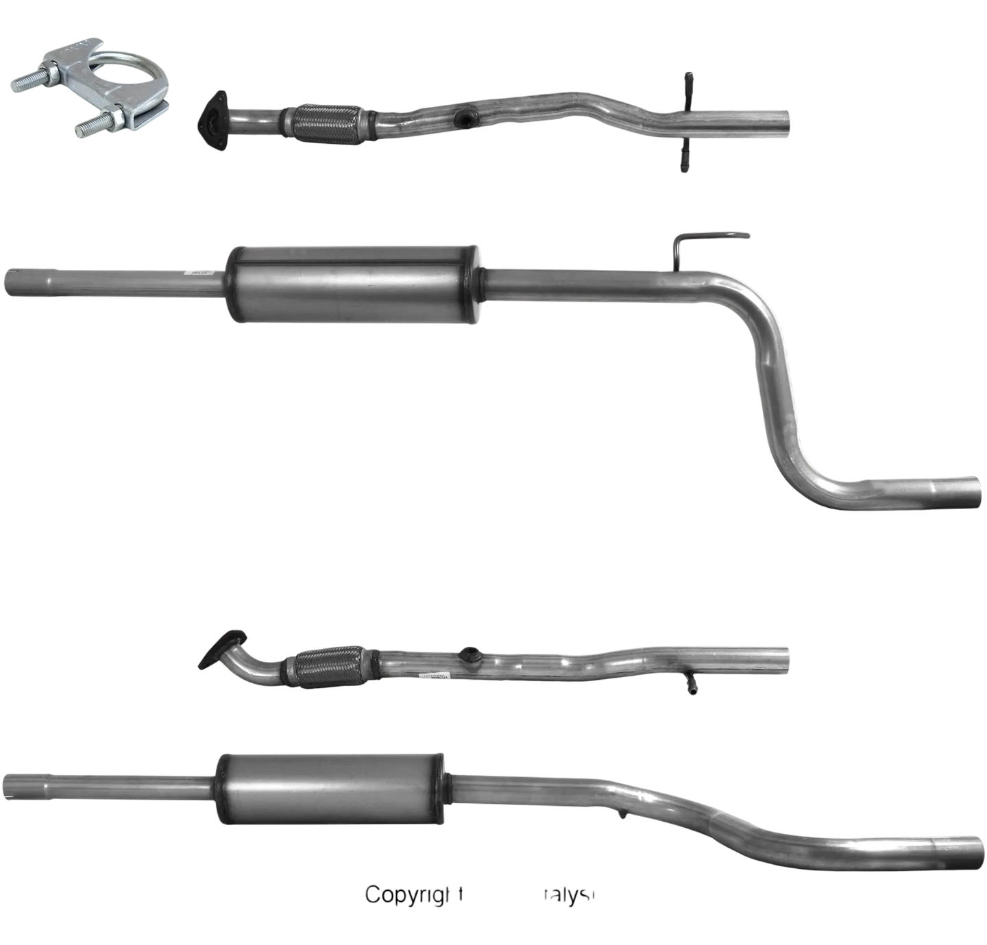 BM CATALYSTS Abgasrohr für OPEL MERIVA B 1.4L Benzin | Euro 5 oder 6 | OEM: 95507077 Autoteile TRUST