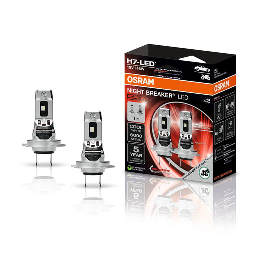 H7 NIGHT BREAKER LED SPEED StVZO-Konforme LED-Nachrüstlampe 2St. OSRAM Autoteile TRUST