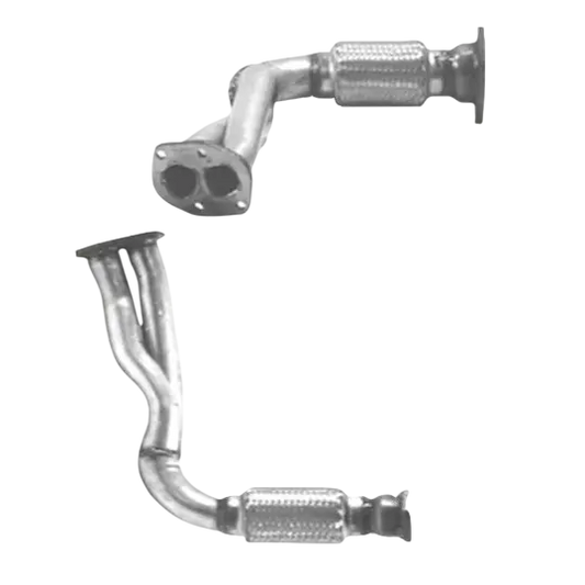 BM CATALYSTS Abgasrohr für FIAT PUNTO 1.6L Benzin | Euro 2 | OEM: 7691880 Autoteile TRUST