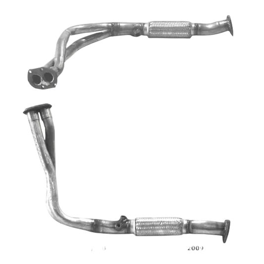 BM CATALYSTS Abgasrohr für FIAT TEMPRA 1.6L Benzin | Euro 2 | OEM: 21951980R Autoteile TRUST