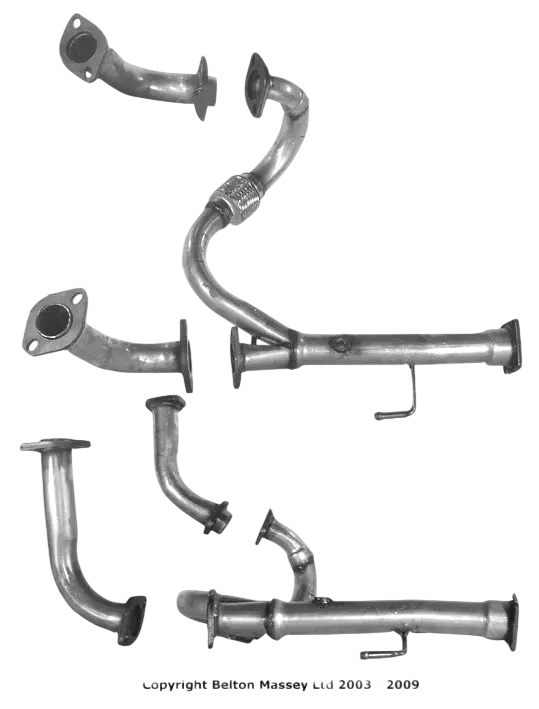 BM CATALYSTS Abgasrohr für ISUZU SOLDAT 3.2L Benzin | Euro 2 | OEM: 8970302761 Autoteile TRUST