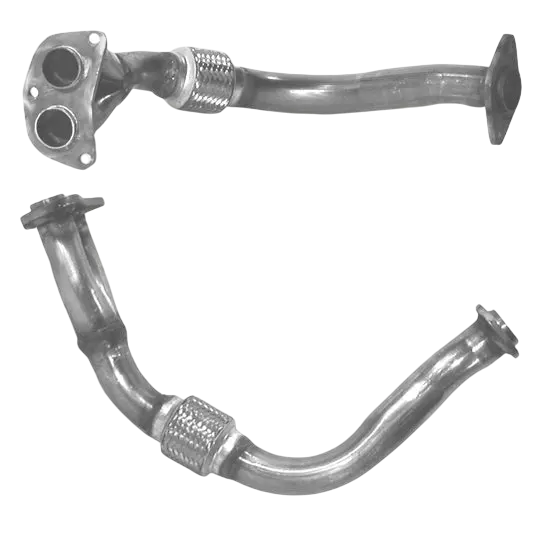 BM CATALYSTS Abgasrohr für TOYOTA CARINA 2L Benzin | Euro 2 | OEM: 174107A100 Autoteile TRUST