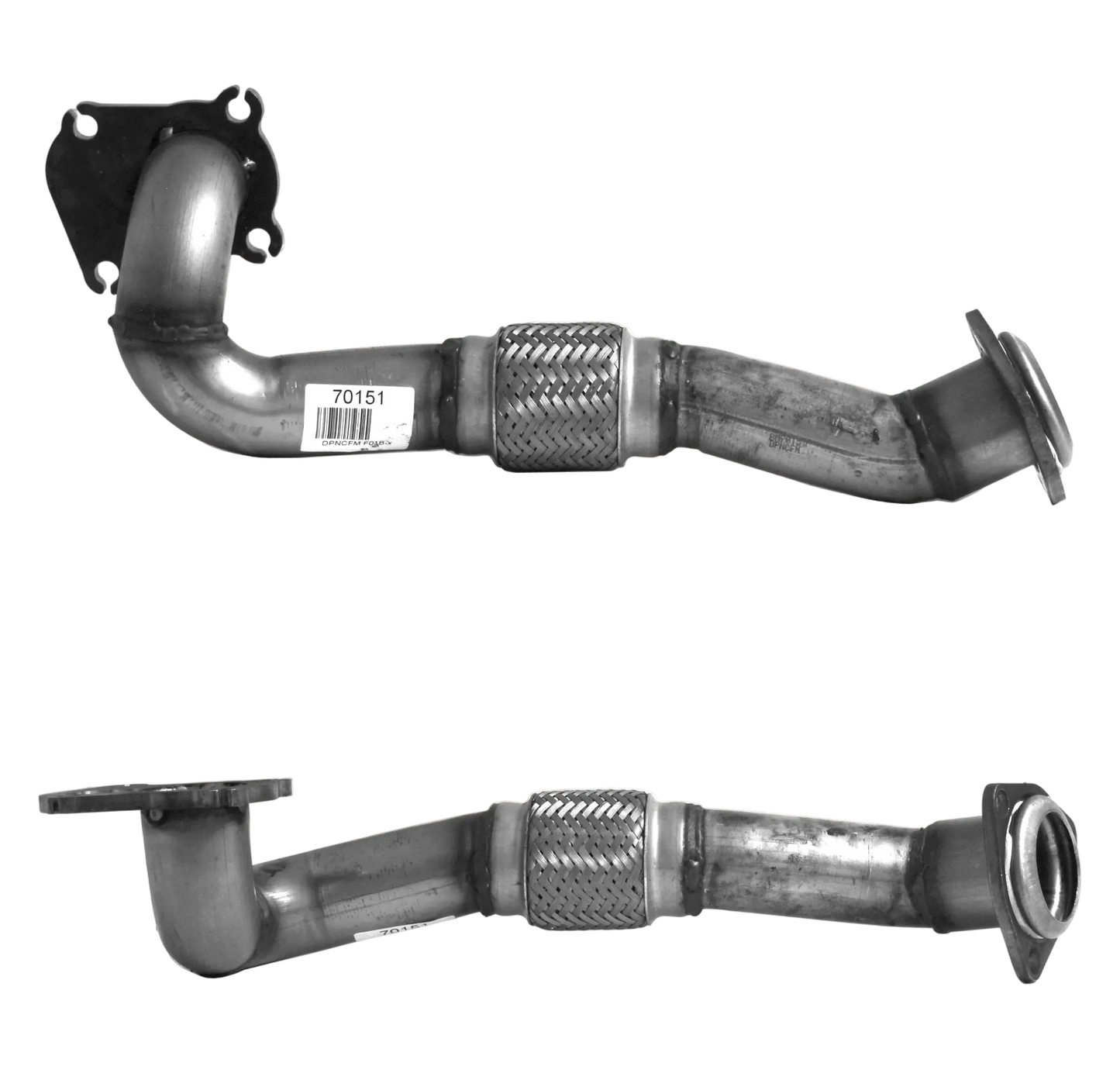BM CATALYSTS Abgasrohr für SITZ CÓRDOBA 1.9L Diesel | Euro 2 | OEM: 1H0253091AC Autoteile TRUST