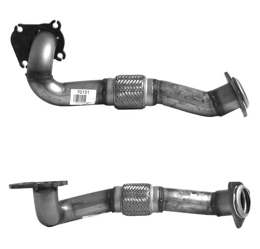 BM CATALYSTS Abgasrohr für SITZ CÓRDOBA 1.9L Diesel | Euro 2 | OEM: 1H0253091AC Autoteile TRUST
