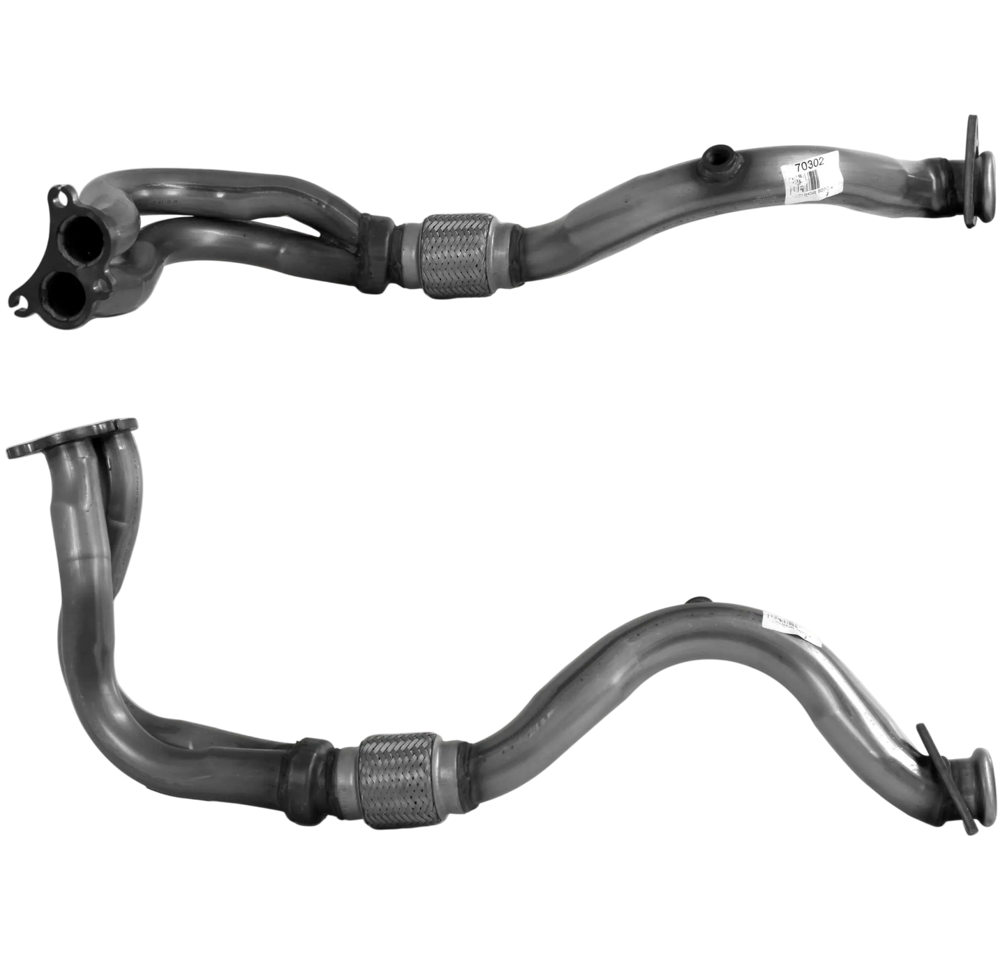 BM CATALYSTS Abgasrohr für SITZ CÓRDOBA 1.6L Benzin | Euro 2 | OEM: 6K0253087G Autoteile TRUST