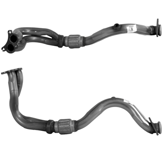 BM CATALYSTS Abgasrohr für SITZ CÓRDOBA 1.6L Benzin | Euro 2 | OEM: 6K0253087G Autoteile TRUST