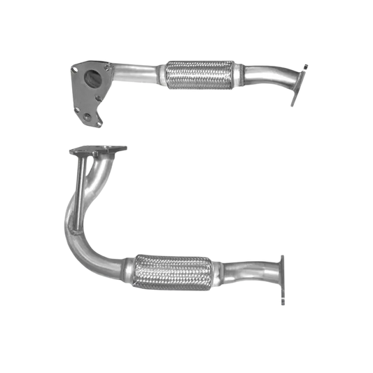 BM CATALYSTS Abgasrohr für MAZDA 121 1.3L Benzin | Euro 2 | OEM: B34840510B Autoteile TRUST