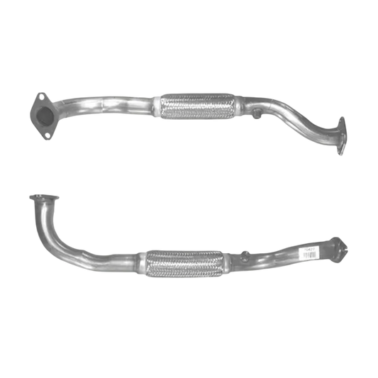 BM CATALYSTS Abgasrohr für MITSUBISHI GALANT 2L Benzin | Euro 2 | OEM: MR481831 Autoteile TRUST