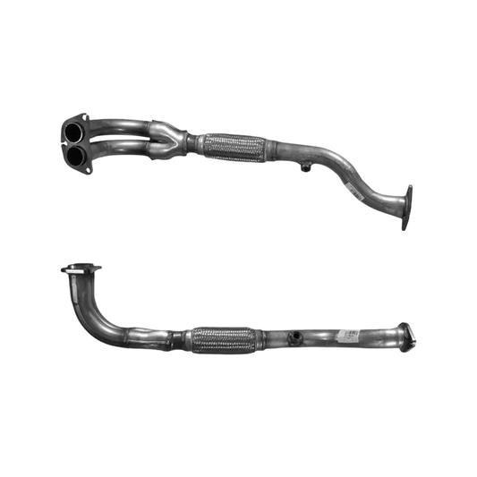 BM CATALYSTS Abgasrohr für MITSUBISHI GALANT 2.4L Benzin | Euro 2 | OEM: MR431422 Autoteile TRUST