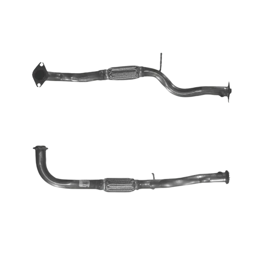 BM CATALYSTS Abgasrohr für MITSUBISHI WELTRAUMWAGEN 2L Benzin | Euro 2 oder 3 | OEM: MR497722 Autoteile TRUST