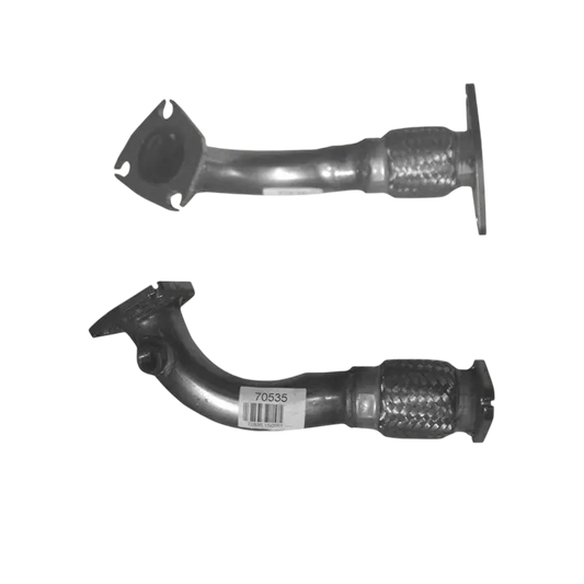 BM CATALYSTS Abgasrohr für KIA SHUMA 1.8L Benzin | Euro 3 | OEM: 0K2NC40500C Autoteile TRUST