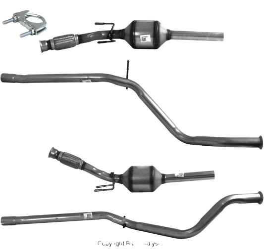 BM CATALYSTS Homologiert Diesel Kat für PEUGEOT 307 2L Diesel | Euro 3 | OEM: 1705LA Autoteile TRUST